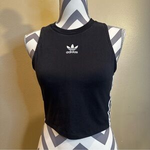 Adidas cropped fitted medium tee